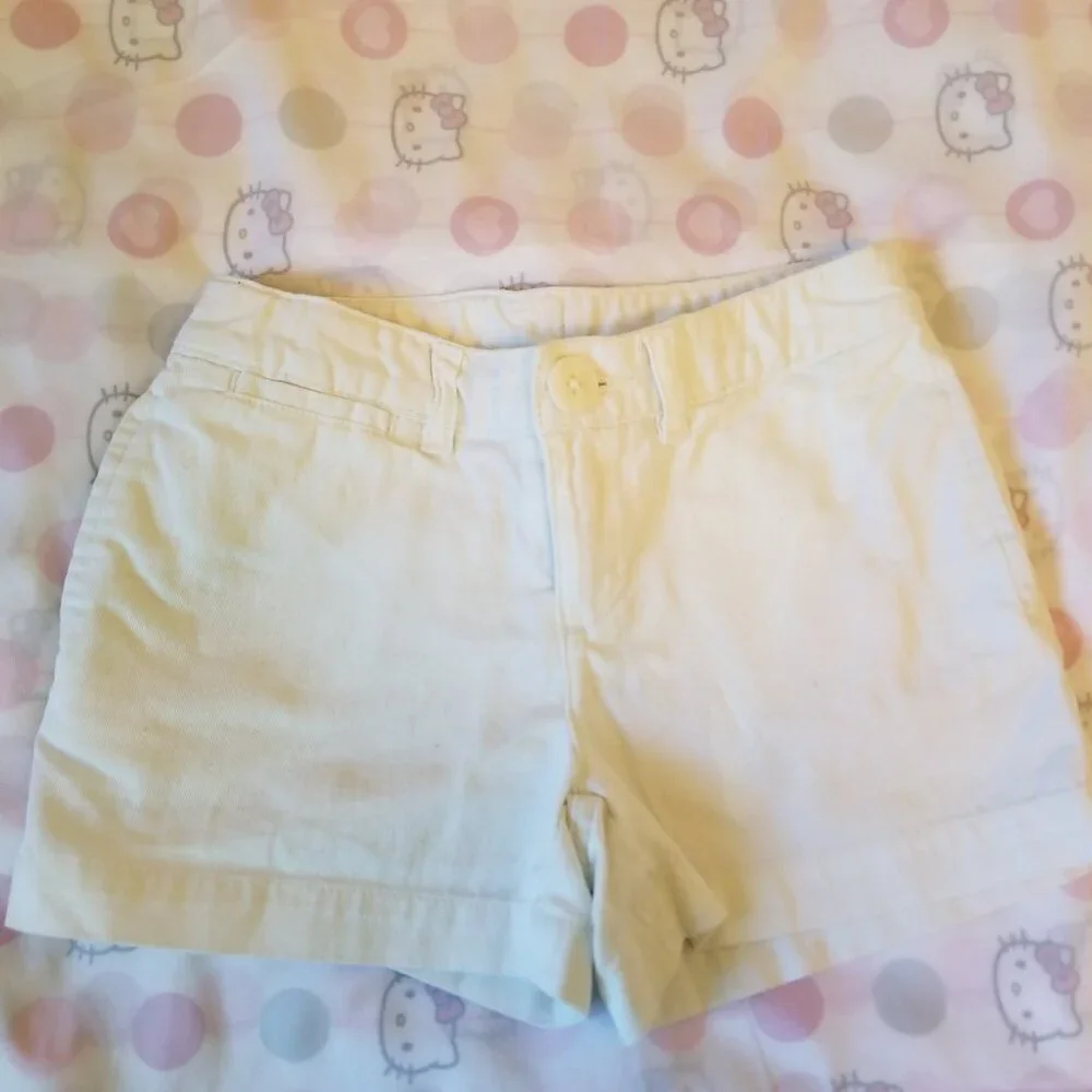 NWOT Little Girl white denim Ralph Lauren shorts Size 6 (C4)